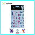 Autocollant de lettres en cristal acrylique diamant